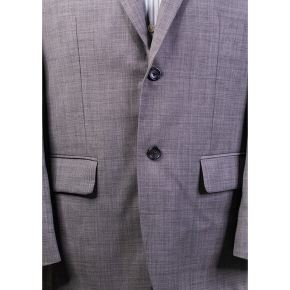 Pronto Uomo 40R 100% Wool Modern Blazer 2-Button/Gray/Check Sport Jacket - Picture 7 of 12